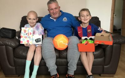 REBECCA RECEIVES MUCH NEEDED BOOST FROM CHARITY.