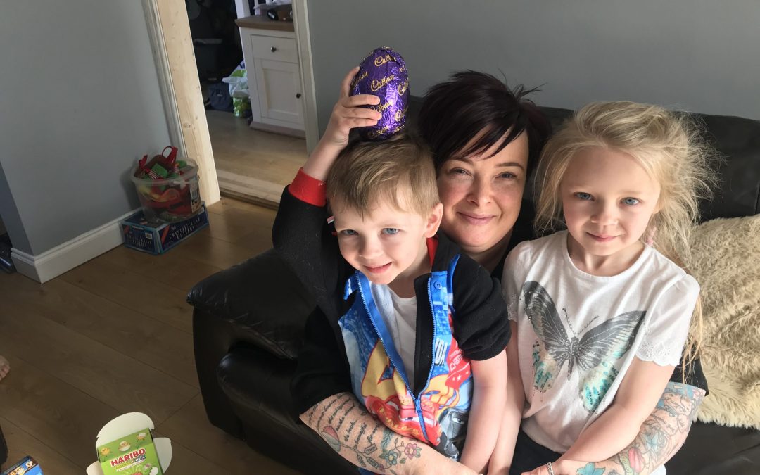 CHARITY VISITS YOUNGSTERS THROUGHOUT NORTH/EAST TO DELIVER EASTER SURPRISE.