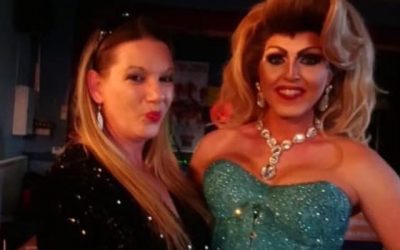 Miss Tess Tickle Show Helps Raise £525.00 on Drag Show Evening.