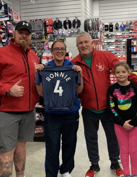 CHARITY RALLIES ROUND FOR RONNIE