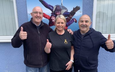 SKYDIVE TRIO RAISE FUNDS FOR LOCAL CHARITY