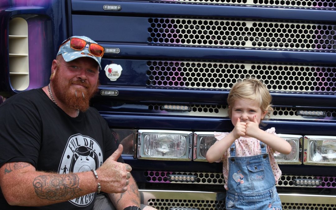 TRUCKERS DRIVE FOR DAISY HELPS CHARITY REACH THEIR DISNEYLAND TARGET.