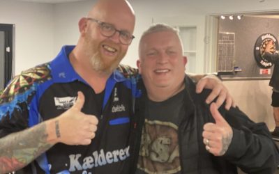 KAELDREN DARTS TEAM FROM DENMARK SUPPORT BRINGING BACK A SMILE CHARITY.