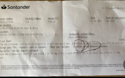 Charity has transferred the money raised from our raffles for Nylah Grace