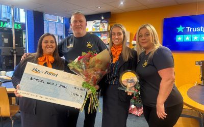 Heartfelt Gratitude: Bringing Back A Smile Presents Appreciation to Hays, Crook with Special Glass Plaque