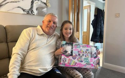 Bringing Back A Smile Delivers Christmas Cheer to Daisy & Poppy at Sayers’ Home