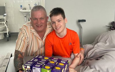 Alfie and His Brothers Receive a Sweet Surprise in Hartlepool from Bringing Back A Smile