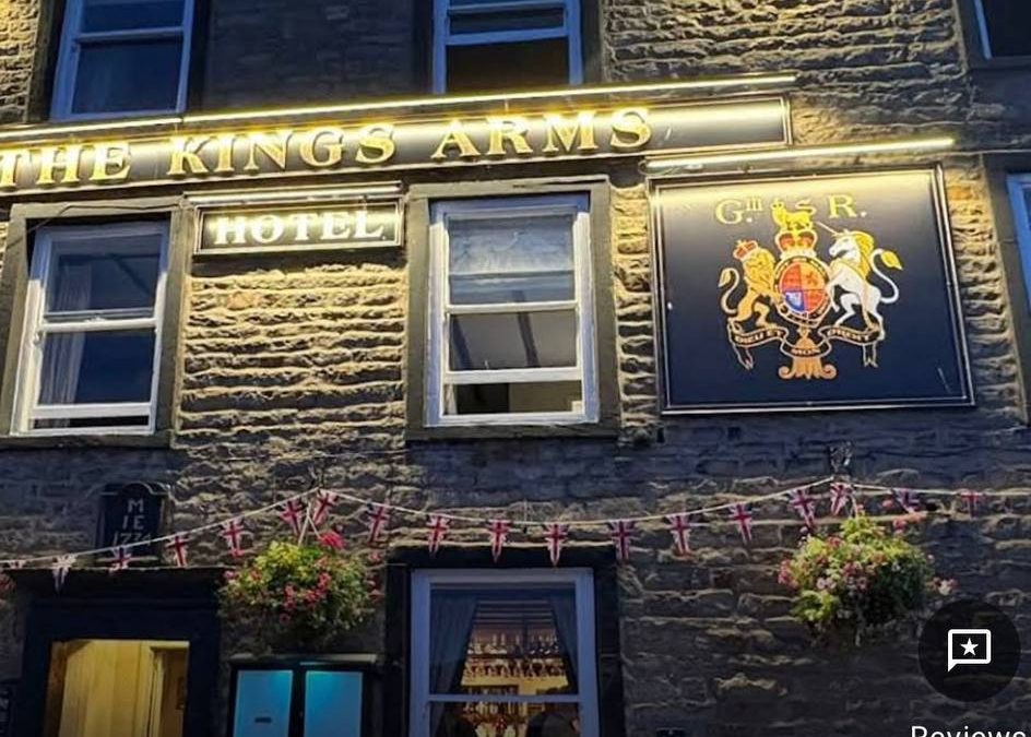 Thank You to The Kings Arms, Reeth, for Their Warm Hospitality