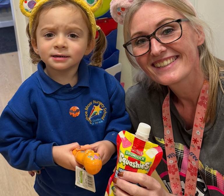 Halloween Treats Delivered with Love to Tudhoe Moor Nursery